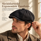 🧢 Vintage brittisk stil tidningspojkekeps för män och kvinnor, klassisk avslappnad flat cap, åttakantig basker