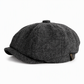 🧢 Vintage brittisk stil tidningspojkekeps för män och kvinnor, klassisk avslappnad flat cap, åttakantig basker