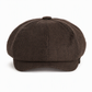 🧢 Vintage brittisk stil tidningspojkekeps för män och kvinnor, klassisk avslappnad flat cap, åttakantig basker