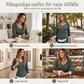 👚 Faux tvådelad lagerstickad tröja – avslappnad pullovertopp, mjuk och bekväm, perfekt för vardag och höst! ✨
