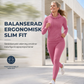 Tvdelad outfit för kvinnor, tröja med rund hals och långa ärmar samt matchande byxset för hösten