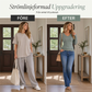 ✨ Elegant damtröja i stickat med V-ringning: långa ärmar, strukturerad stickning och bekväm att ha på sig 🧶
