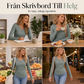 ✨ Elegant damtröja i stickat med V-ringning: långa ärmar, strukturerad stickning och bekväm att ha på sig 🧶