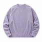 Tröja, långärmad rundhalsad sweater i manchester för män