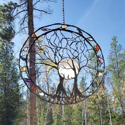 🎁2024-Julen Hot Rea🎁49% Circle of Life Garden Wall Art, The Moon Huggers